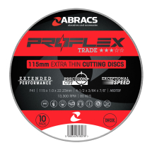 Abracs Proflex Extra Thin 115mm x 1.0mm INOX (Tin Of 10)