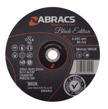 Abracs Black Edition 230mm x 1.8mm x 22mm Inox
