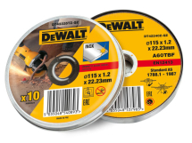 Dewalt Stainless Steel Cutting Discs 115mm Tin of 10