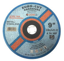 Euro-Cut Stainless Metal Cutting Disc 230mm x 2mm
