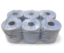 Blue 2 Ply Centrefeed Paper Pack Of 6