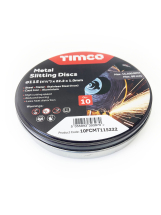 TIMco 115 x 1mm Metal Slitting Discs Tin Of 10