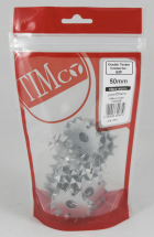 TIMco M12 Double Timber Connector Galvanised Bag Of 15